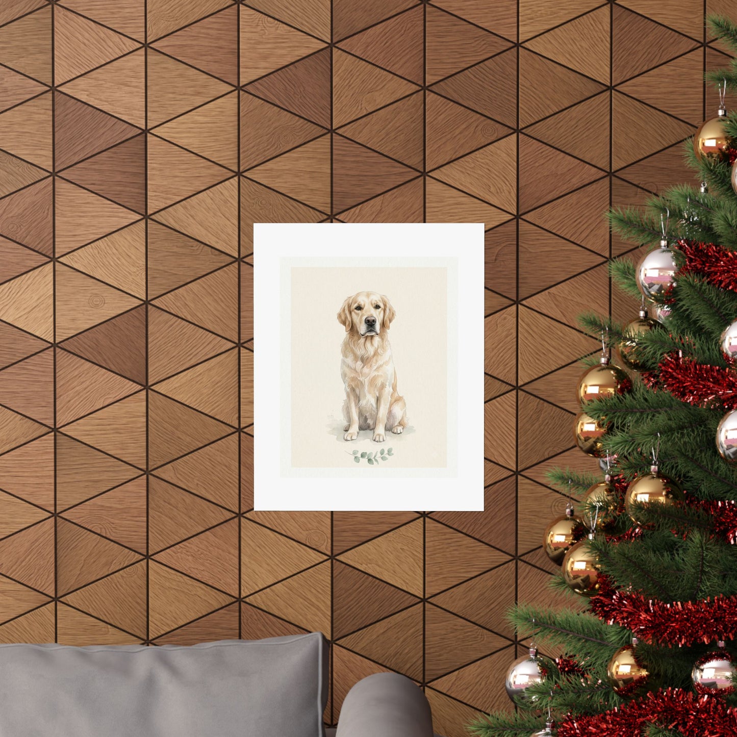 Custom Pet Portrait Poster From Photo