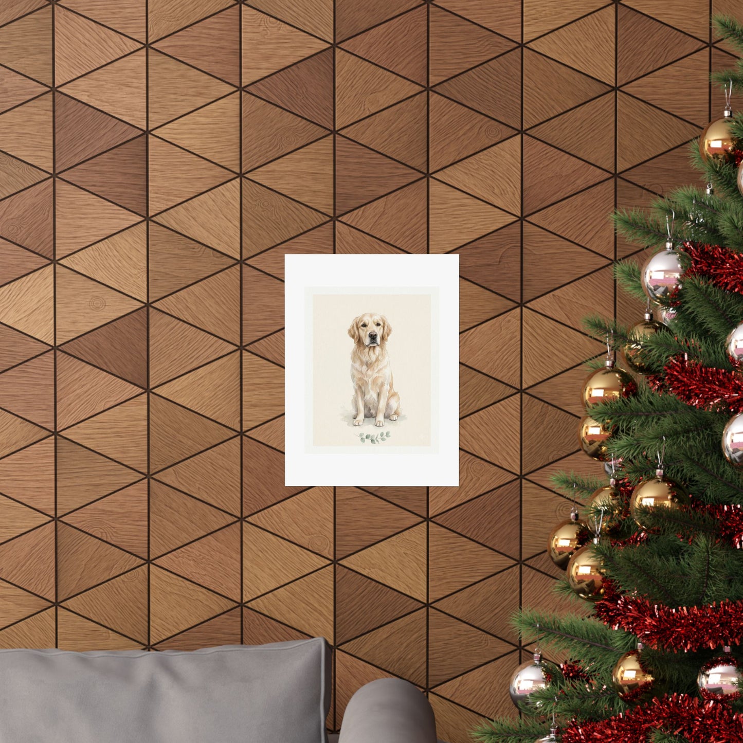 Custom Pet Portrait Poster From Photo